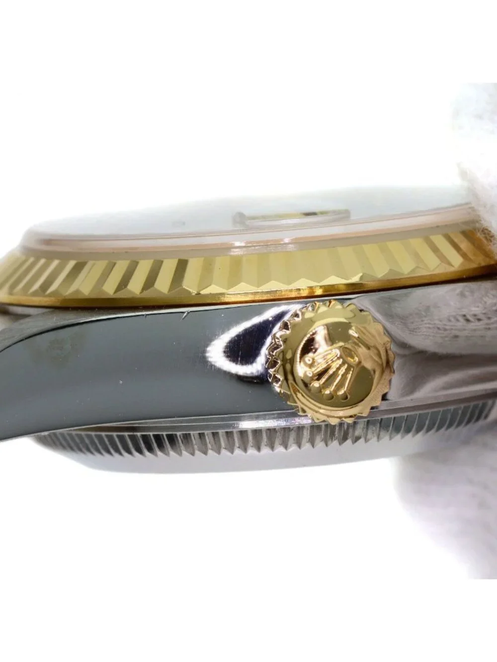 Rolex Datejust Diamond Watch SS Yellow Gold 18k